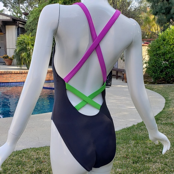 Catalina Other - Vintage 80s ☆ Sexy One Piece Swimsuit Hi Cut Leg ☆